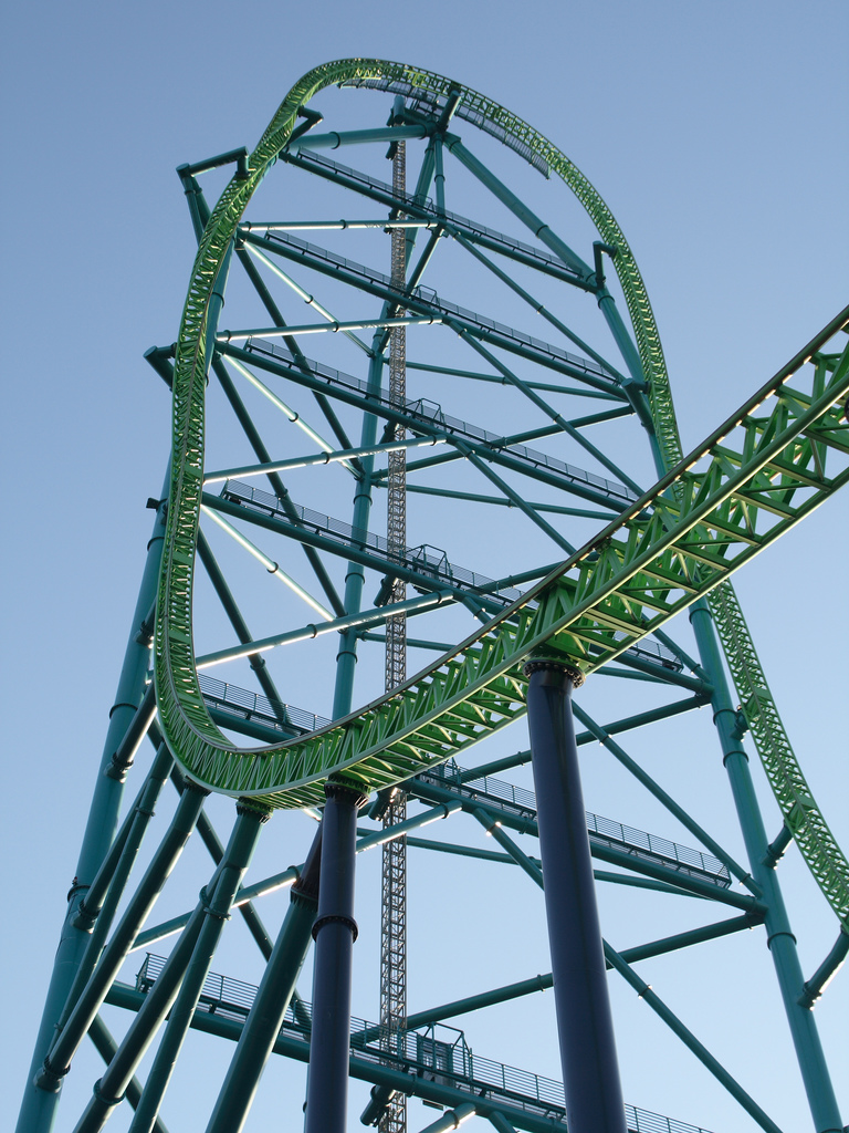 Everyone stares in awe at the huge tower is they come in Great Adventure's parking lot. (Image: Dusso Janiadde)