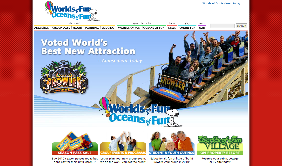 World of Fun launches new website Park Thoughts