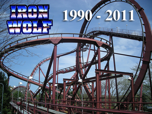 Iron Wolf to close at Six Flags Great America Park Thoughts